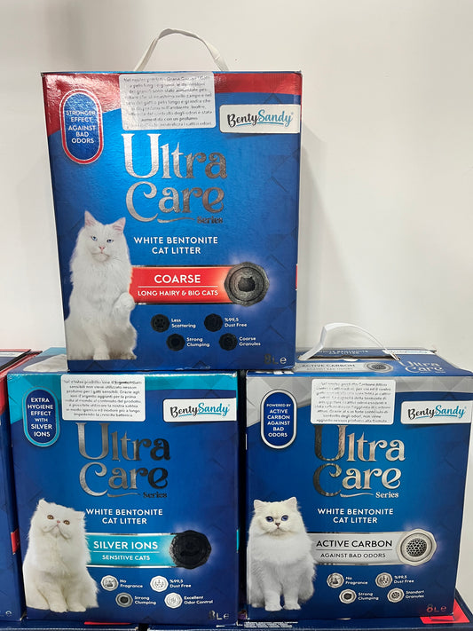 Lettiera agglomerante ULTRA CARE Ioni d'Argento