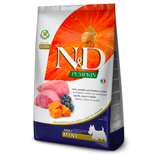 Nd zucca agnello mini adult 800gr