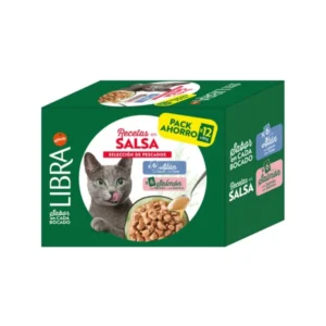 Affinity Libra Gatto Multipack 12x85g Bocconi in Salsa - Salmone e Tonno